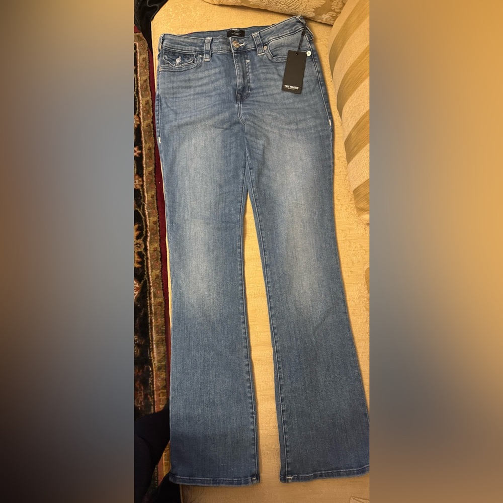True Religion Becca Bootcut Jean in color ''Medium Maze Runner''